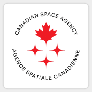 Canadian Space Agency Logo Sticker